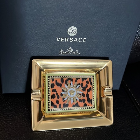 Versace Home jungle animalier Ashtray 5.1” - Picture 4 of 8